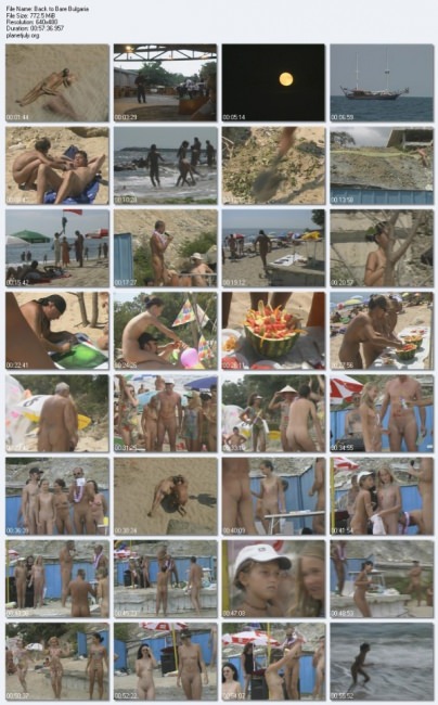 Wideo nudyści na plaży w słonecznej bułgarii film dokumentalny | Video nudists on the beach in Sunny Bulgaria documentary video