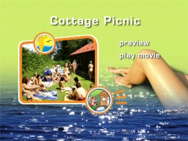 Cottage Picnic - Rodzinny nudyzm wideo DVD | Family nudism DVD video