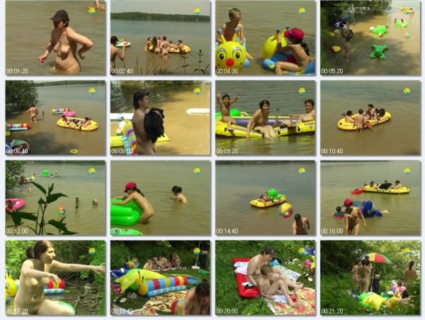 On the lake - Rodzinny nudyzm filmy DVD na łonie natury | Family nudism DVD video outdoors