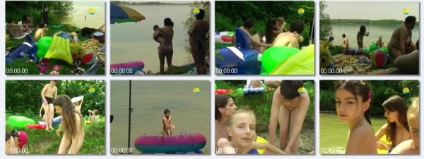 On the lake - Rodzinny nudyzm filmy DVD na łonie natury | Family nudism DVD video outdoors