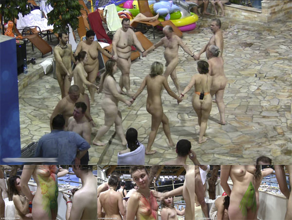 Wideo HD rodzinny nudyzm w basenie, bardzo piękny film | Video HD a family nudism in the pool, very beautiful video