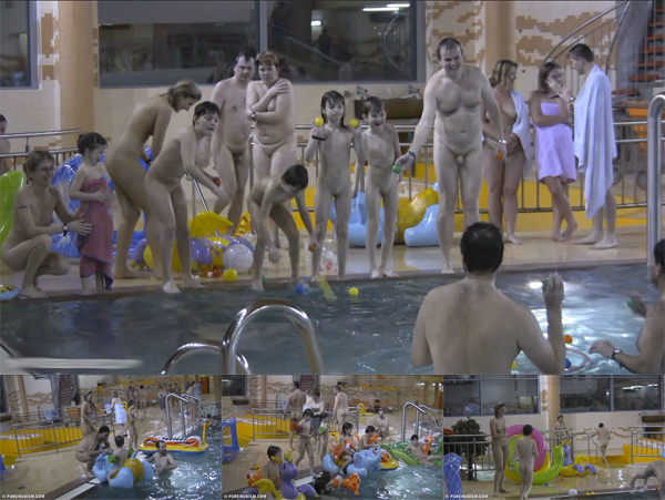 Wideo HD rodzinny nudyzm w Niemczech w prywatnym basenie | Video HD a family nudism in Germany in the private pool