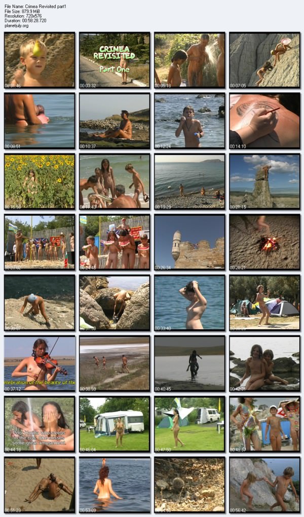 Krim revisited - Rodzina nudyzm DVD wideo na Krymie | Family nudism DVD video in Crimea