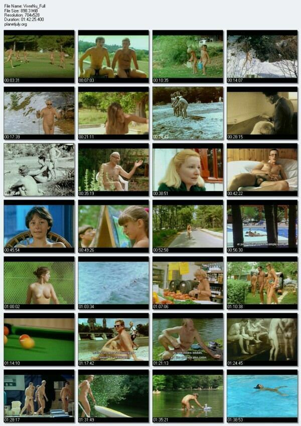 Vivre nu a la recherche du paradis perdu - dokumentalny film DVD o nudyzm Francja | DVD movie documentary about nudism France