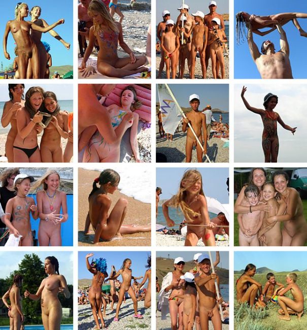 Zdjęcia rodzinny nudyzm na plaży premium galeria Purenudism (set 15) | Photo family nudism on the beach premium gallery Purenudism