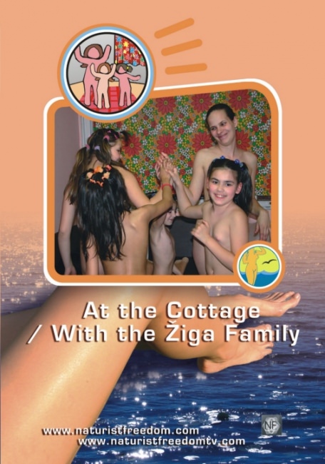 At the Cottage/With the Ziga - Filmy DVD rodzinny nudyzm | DVD video family nudism