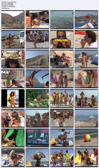 ABC Lets Be Free video - Rodzinny nudyzm filmy DVD na morze | Family nudism DVD video on sea