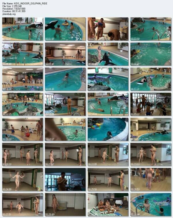 Full HD wideo rodzinny nudyzm w basenie (1920x1080+2.27 GB+00:31:41) | Full HD video family nudism in the pool