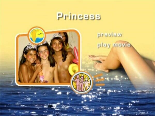 Princess Naturist Freedom - Rodzina nudyzm DVD wideo | family nudism DVD video