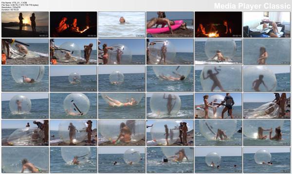 Great Balls and Naked Fire - Rodzina nudyzm DVD wideo | family nudism DVD video