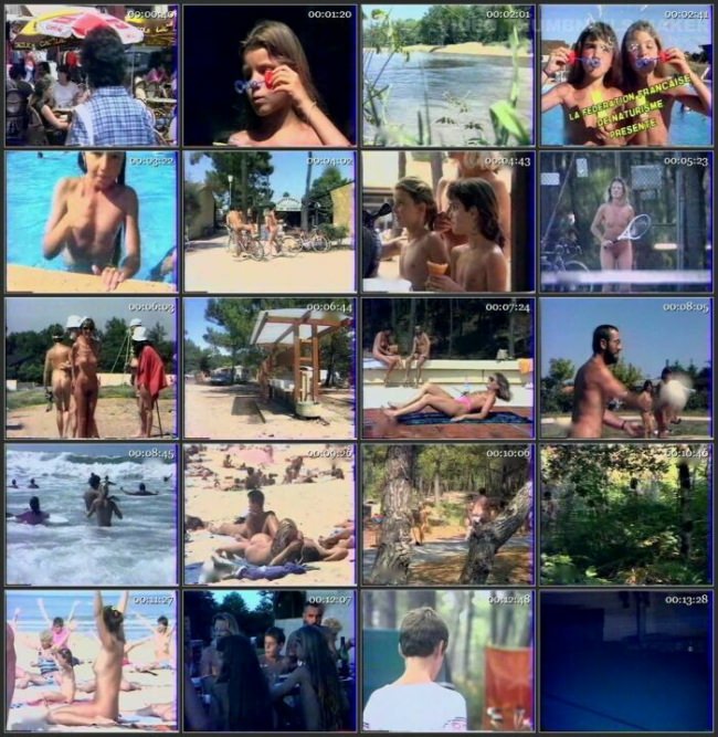 Osez vivre nu - Rodzina nudyzm DVD wideo Francja | family nudism DVD video France