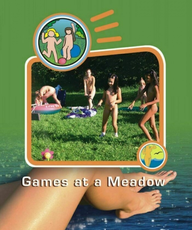 Games at a Meadow - Filmy DVD rodzinny nudyzm | DVD video family nudism