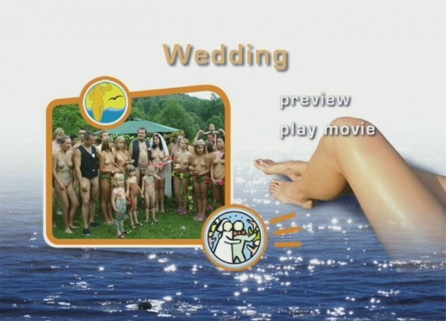 Wedding - DVD rodzinny nudyzm i wesele nudystów | DVD family nudism and the nudist wedding