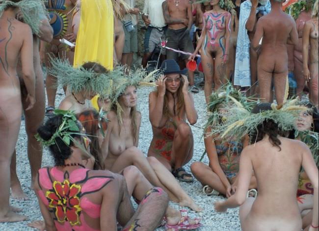 Konkurs piękności nudyzm wideo na plaży (part 1) | Video nudism Beauty Contest on the beach