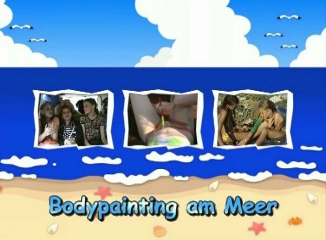 Bodypainting am Meer - Wideo młodzi nudystów | Video young nudists