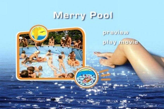 Merry Pool - Nudyzm rodzinny film DVD na zewnątrz | DVD video family nudism outdoors