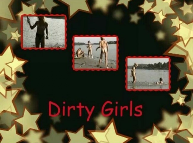 Dirty Girls - dziewczyny wideo naturystów na rzece | Video girls naturists on the river