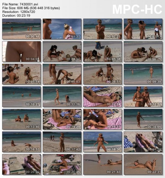 Naturyści wideo nagie dziewczyny na Karaibach | Video naturists naked girls in the Caribbean